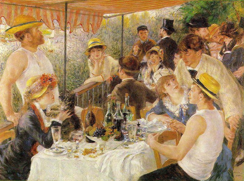 Pierre-Auguste Renoir Luncheon of the Boating Party, oil painting picture